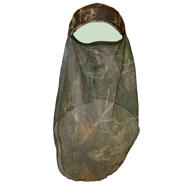 Camouflagekasket med net