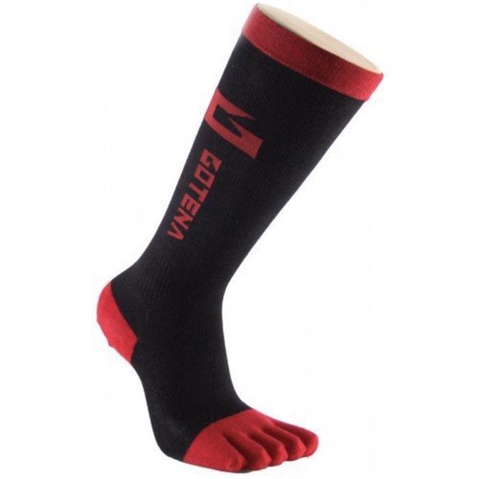 Kompression Tåstrømpe Rød/Sort