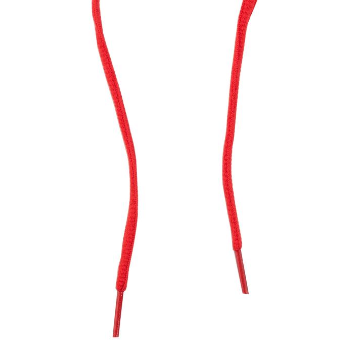 Ovale røde snørebånd