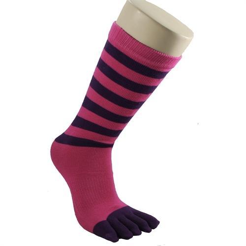 Tåstrømper One-Size Fuchsia/Lilla