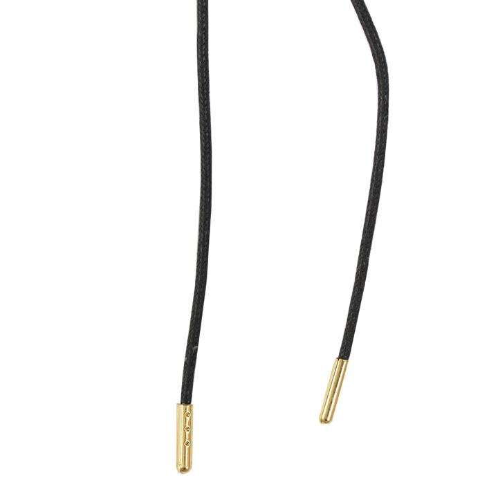 Sorte voksbehandlede snørebånd