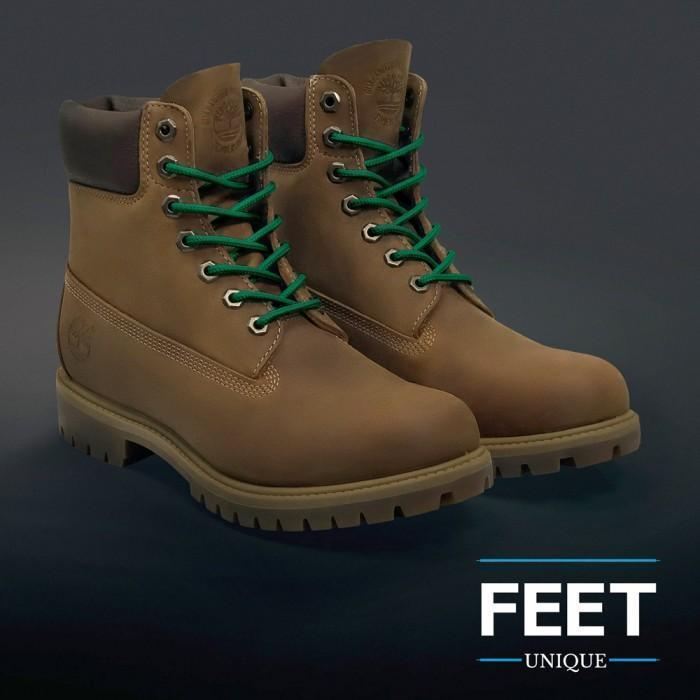 Grønne Runde Snørebånd - Feet Unique - Lion Feet - Snørebånd