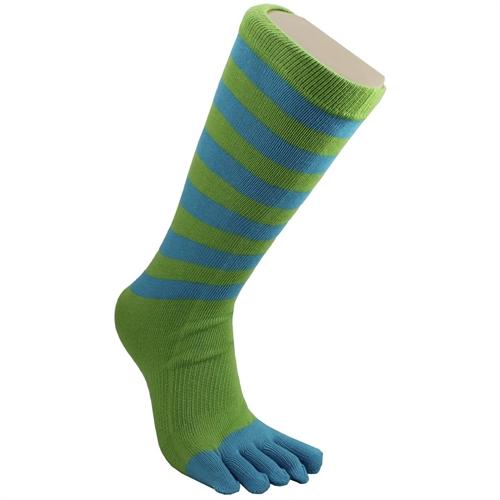 Tåstrømper One-Size Grøn/Blå