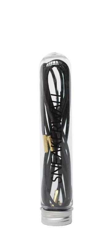 Sorte voksbehandlede snørebånd